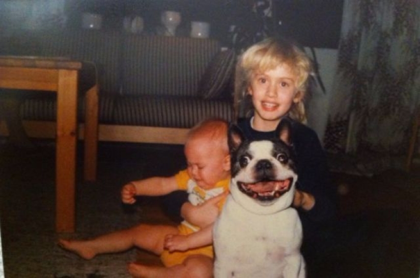 Fotos familiares muy extrañas con mascotas