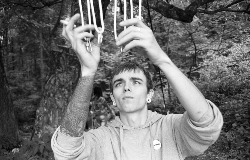 Fotos impactantes: En ganchos