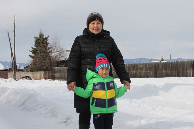 Four-year-old Tuvinka walked for six hours through the taiga in -34 to call for help