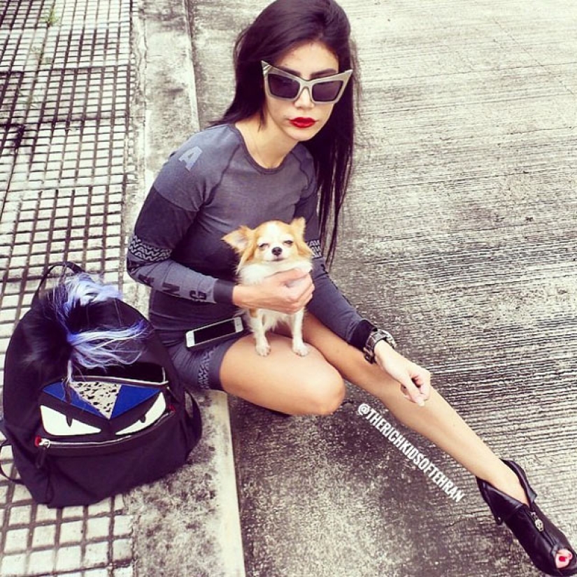 From life: people, cars, money, Tehran