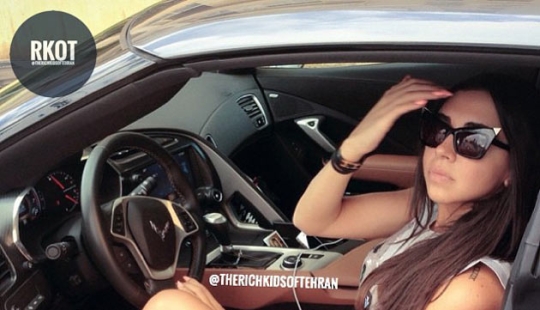 From life: people, cars, money, Tehran