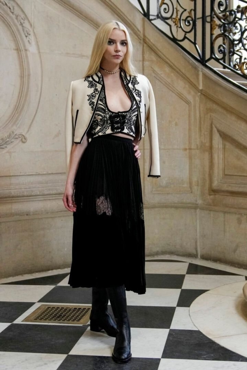 From restrained classics to outright trash: images of stars at Paris Fashion Week