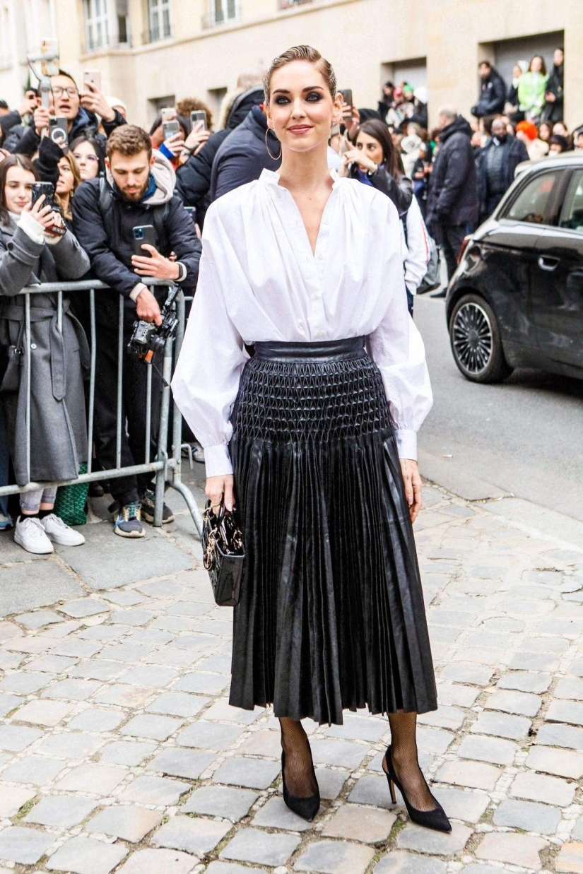 From restrained classics to outright trash: images of stars at Paris Fashion Week