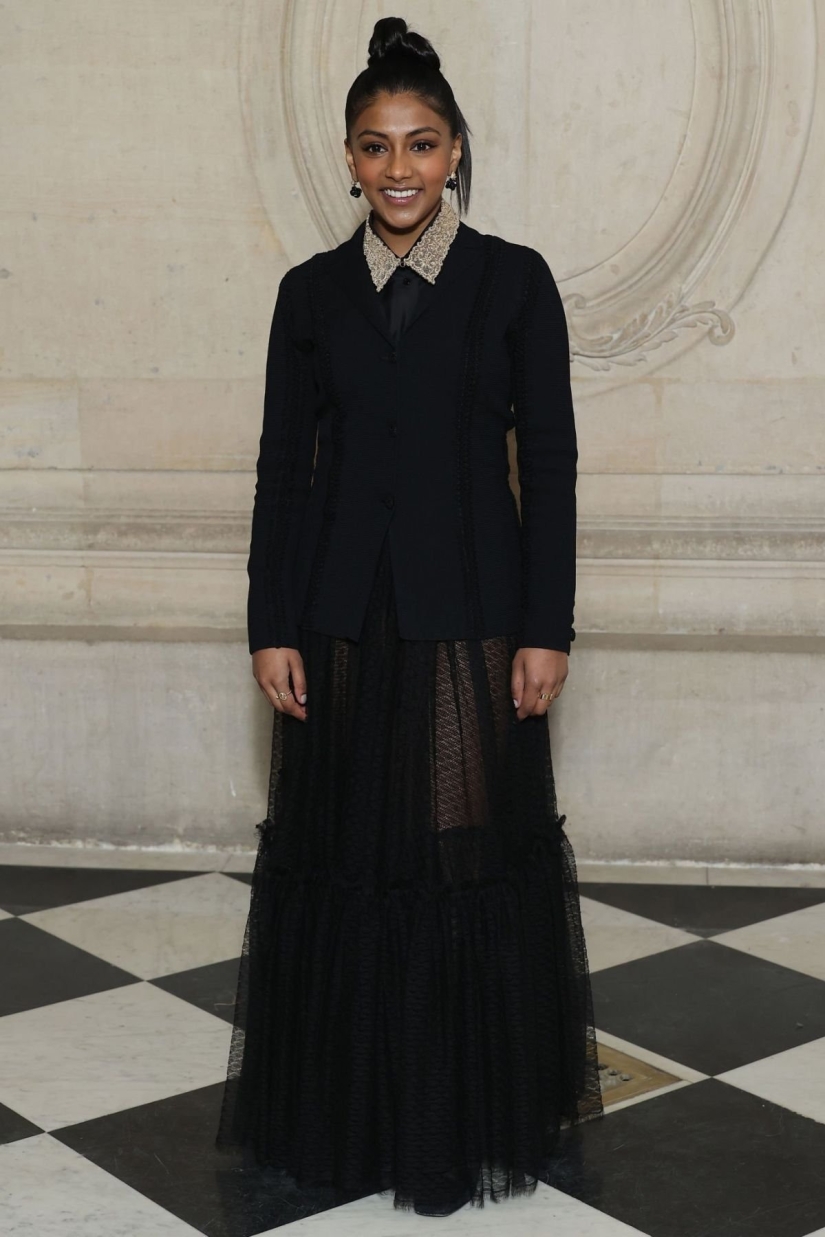 From restrained classics to outright trash: images of stars at Paris Fashion Week