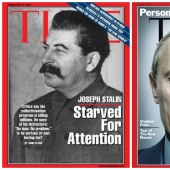 From Stalin to Putin: our compatriots on the cover of Time