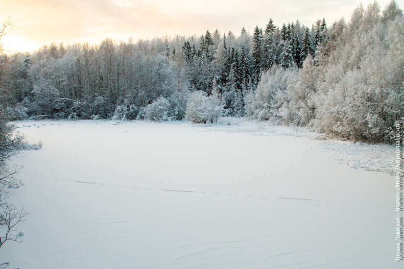 “Frozen, but not frozen” - Kivach waterfall in winter