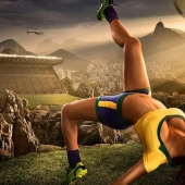 Fútbol y chicas: se presenta el calendario erótico del Mundial 2014
