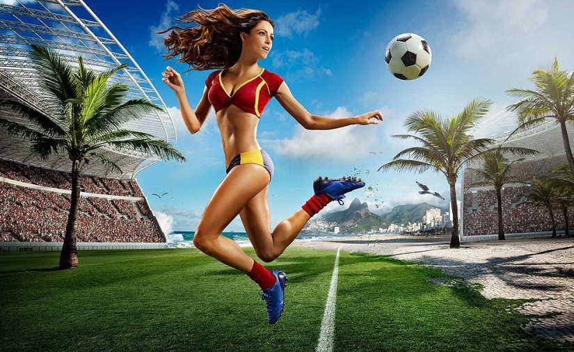 Fútbol y chicas: se presenta el calendario erótico del Mundial 2014 Fútbol y chicas: se presenta el calendario erótico del Mundial 2014