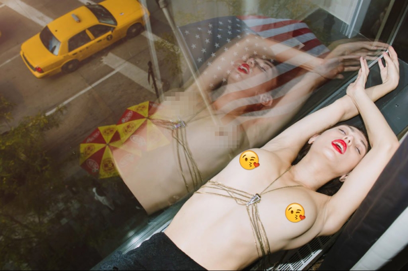 "Fucking New York": beautiful nude girls making love with the city