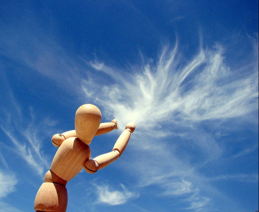 Fun game with clouds