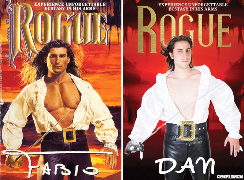 Funny recreation of romance novel covers by ordinary people Funny recreation of romance novel covers by ordinary people