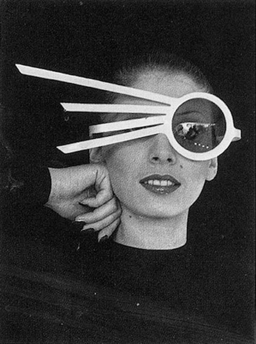 Gafas inusuales del pasado.