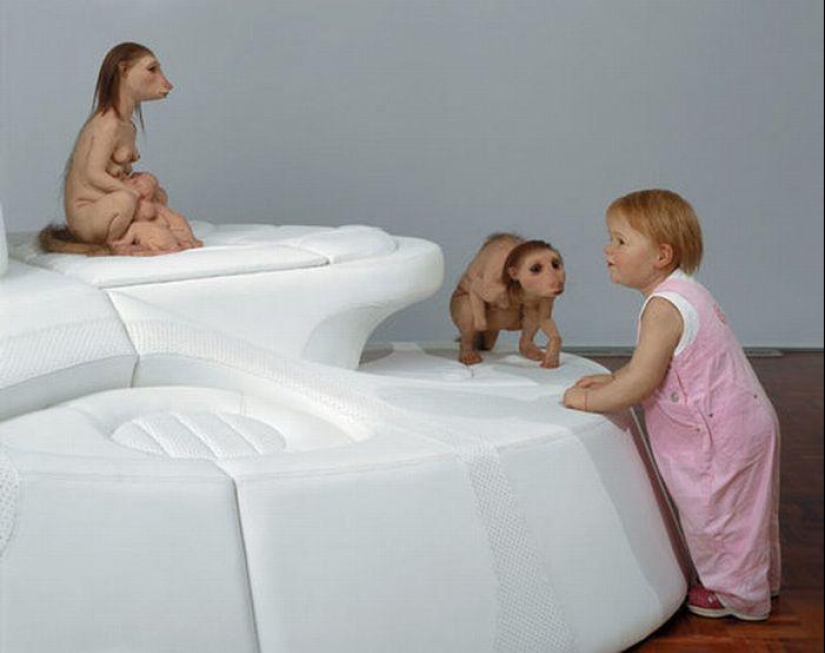 Gentiles monstruos de Patricia Piccinini