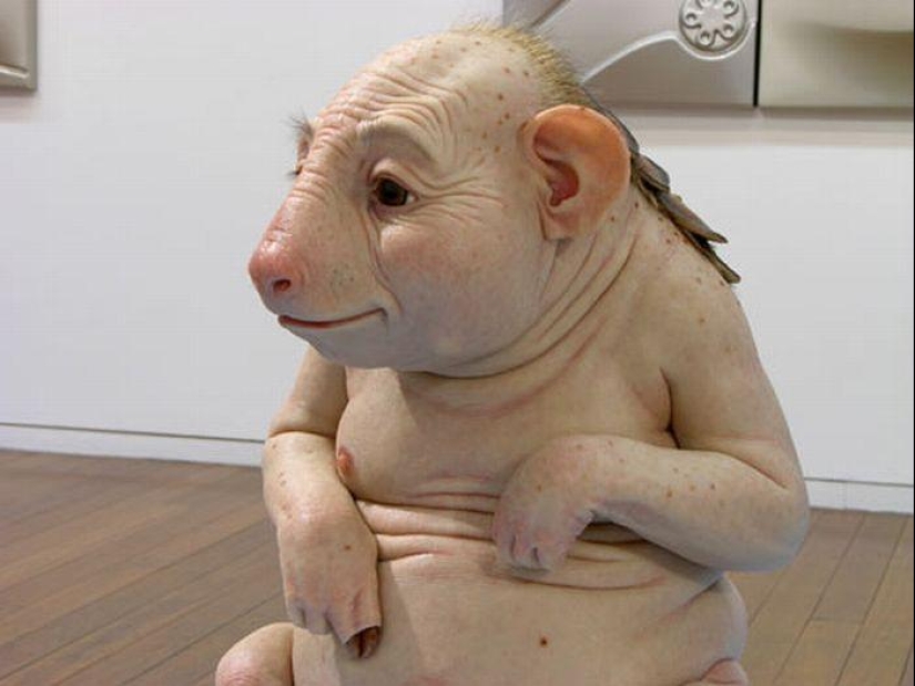 Gentiles monstruos de Patricia Piccinini