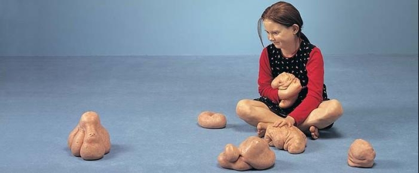 Gentiles monstruos de Patricia Piccinini