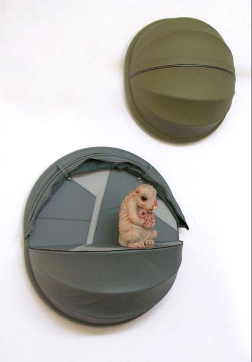 Gentiles monstruos de Patricia Piccinini