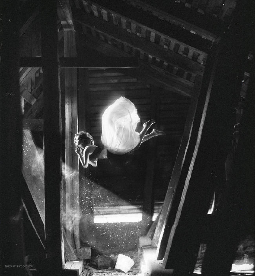 Gentle photo project by Nikolai Tikhomirov Zero gravity