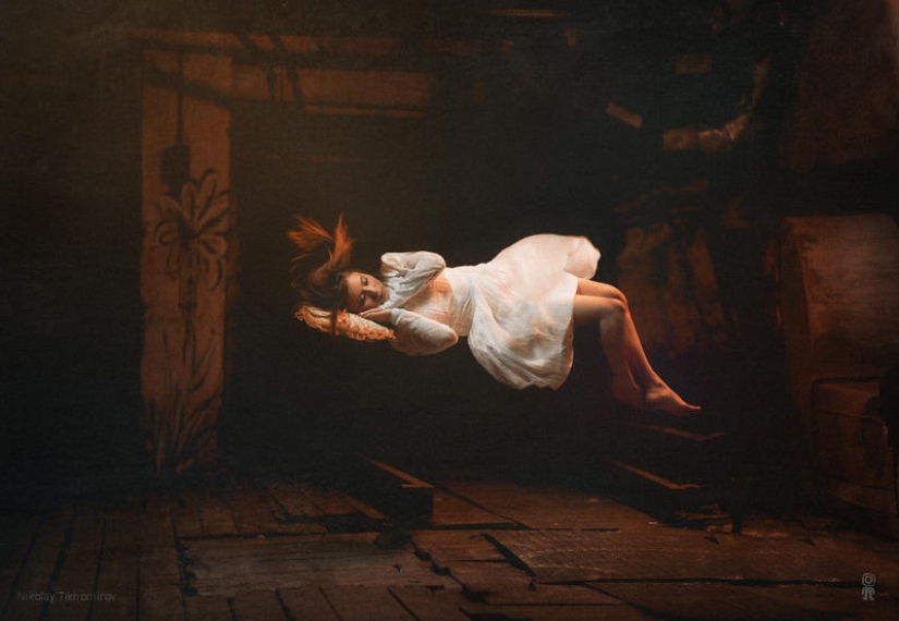 Gentle photo project by Nikolai Tikhomirov Zero gravity