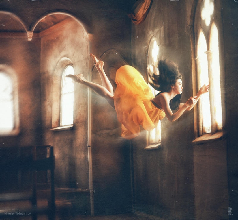 Gentle photo project by Nikolai Tikhomirov Zero gravity