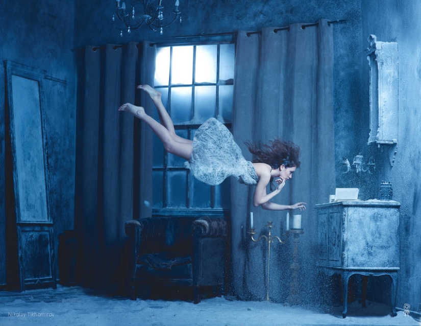 Gentle photo project by Nikolai Tikhomirov Zero gravity