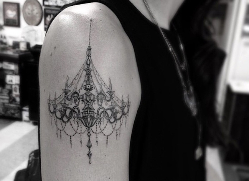 Geometric tattoos by Dr. Wu