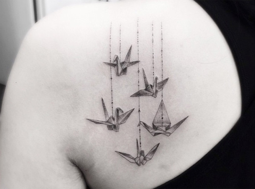 Geometric tattoos by Dr. Wu