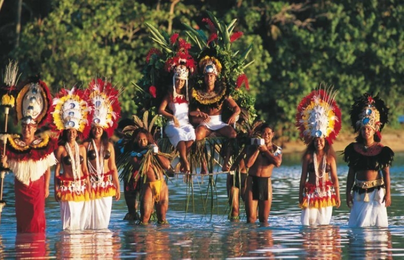 "Get rid of what fills": how brides in Polynesia connect with all the guests