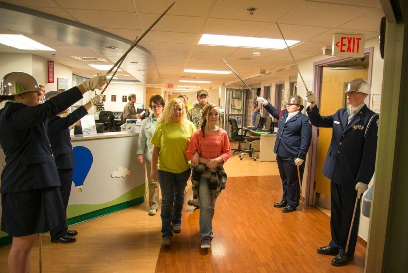 Graduation at the hospital Graduation at the hospital