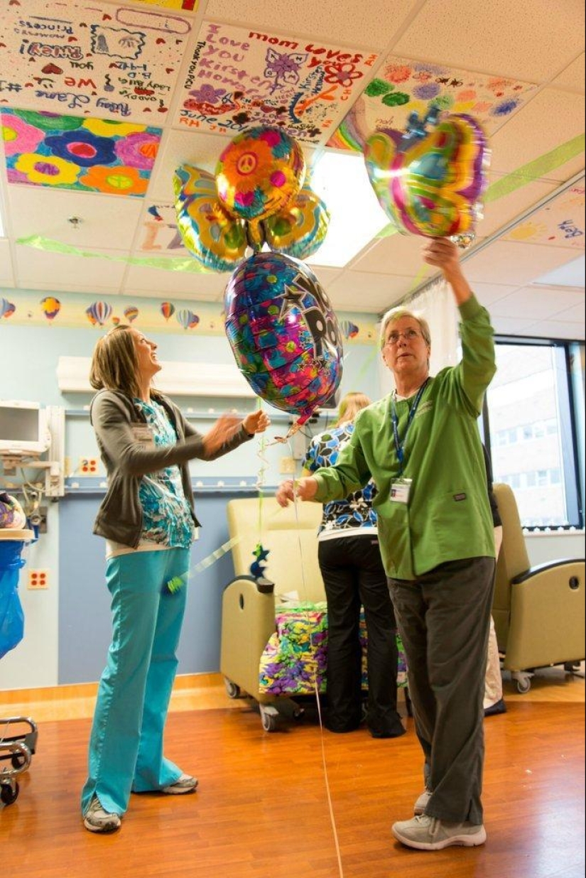 Graduation at the hospital Graduation at the hospital