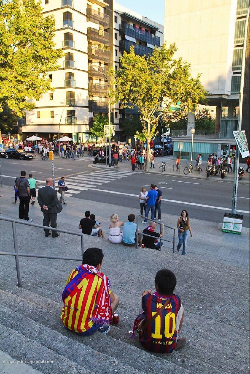 Gran fútbol en Barcelona