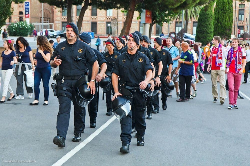 Gran fútbol en Barcelona