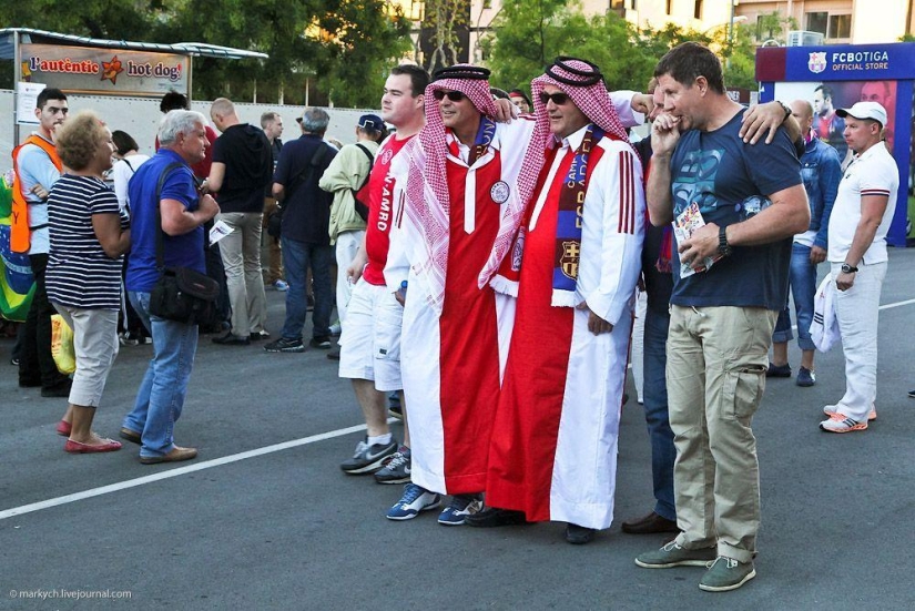 Gran fútbol en Barcelona
