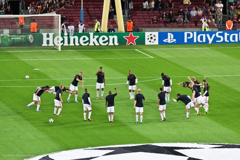 Gran fútbol en Barcelona