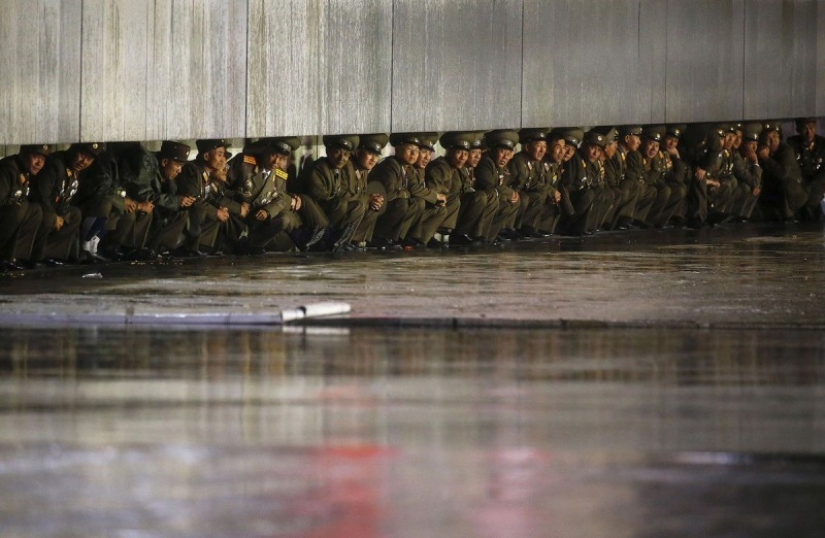 Grand Parade in North Korea