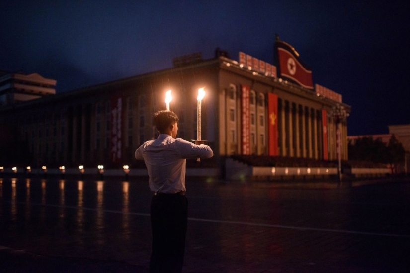 Grand Parade in North Korea