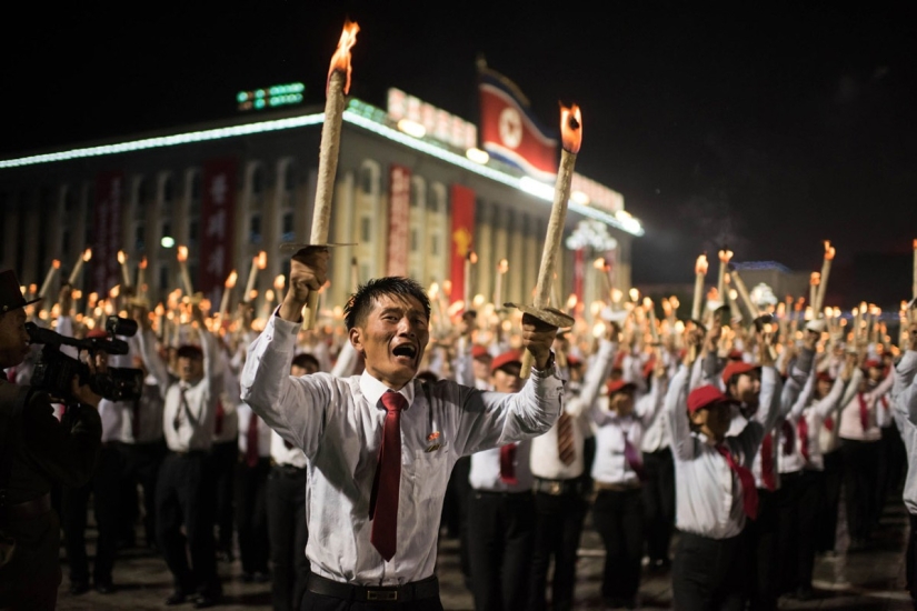 Grand Parade in North Korea