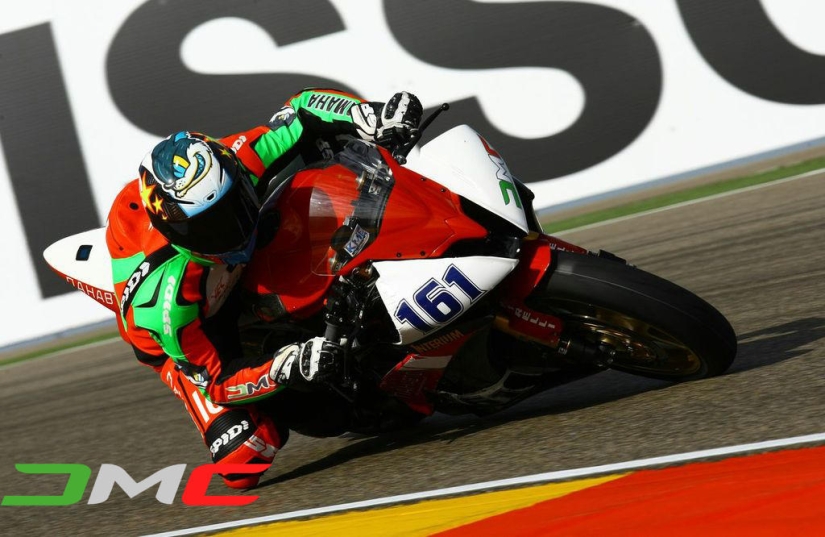 Gravel flights at the World Supersport race in Aragon