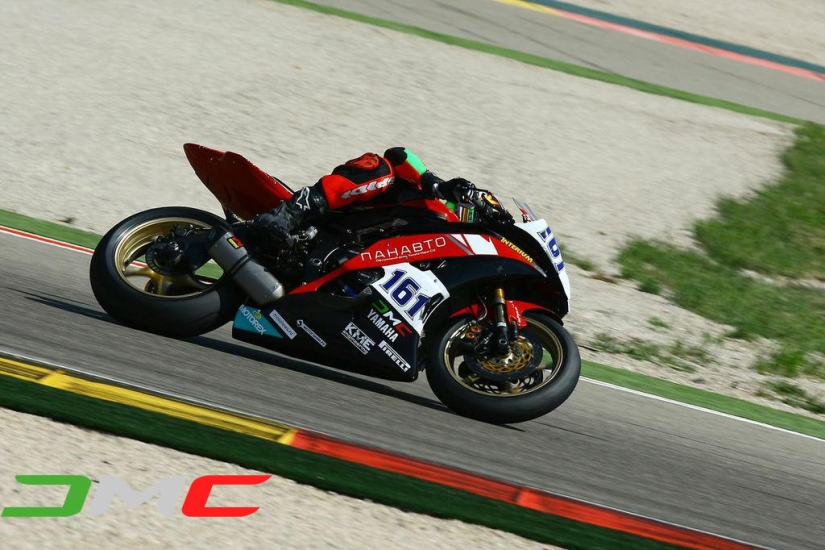 Gravel flights at the World Supersport race in Aragon