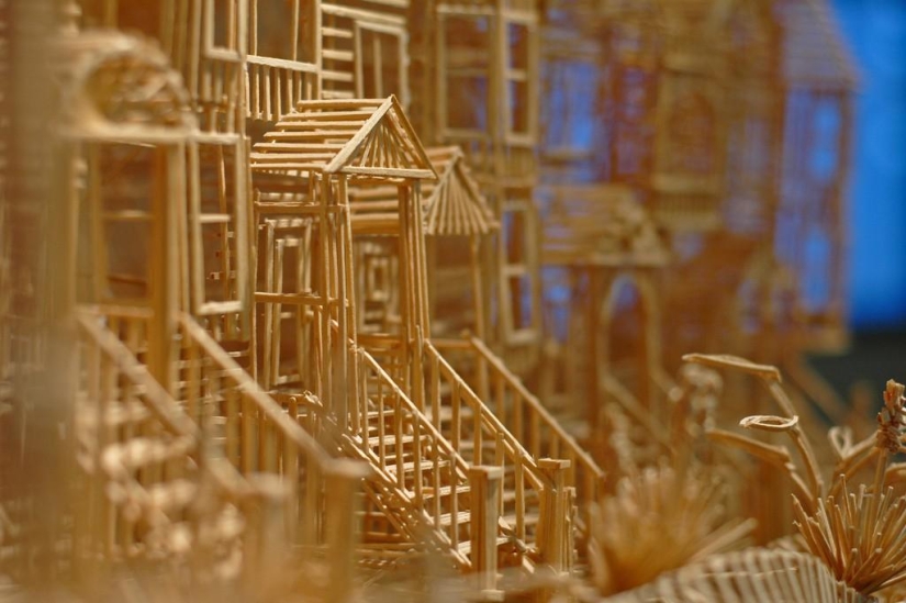 Guess what can be built with toothpicks