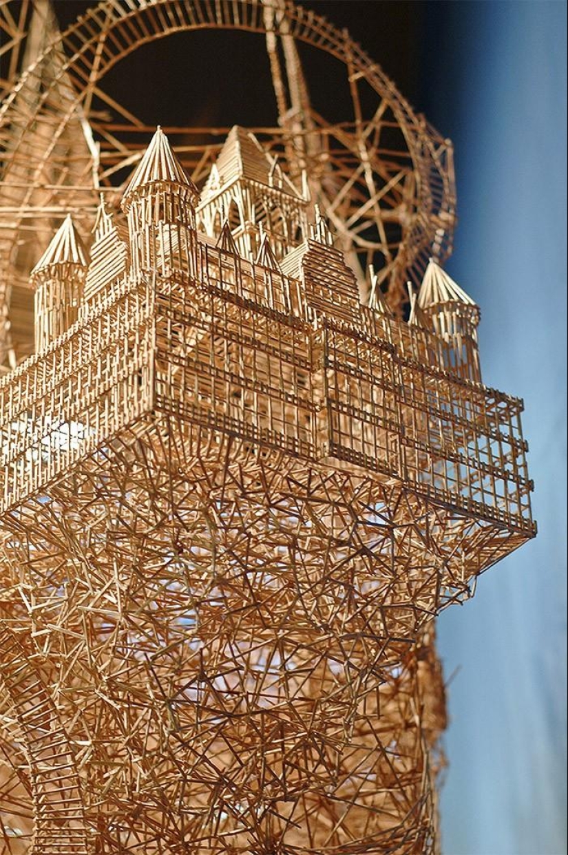 Guess what can be built with toothpicks
