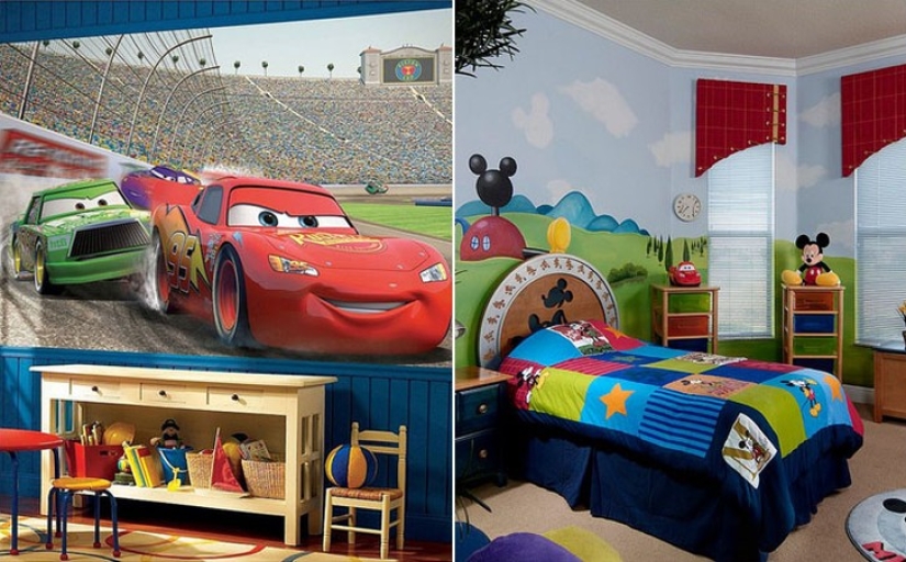 Habitaciones inspiradas en los cuentos de hadas de Disney