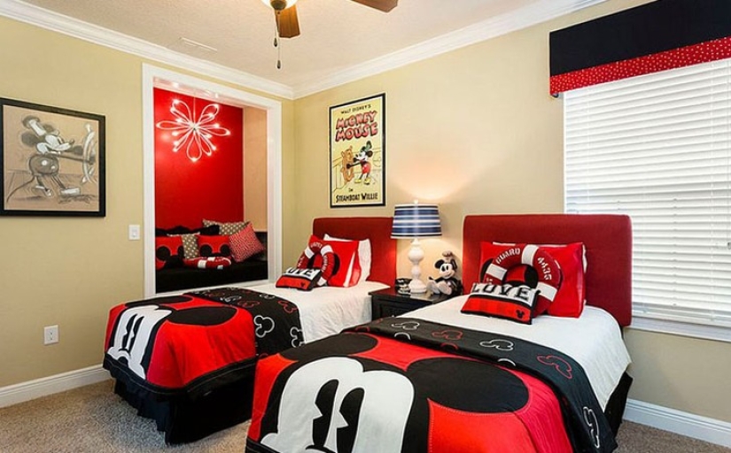 Habitaciones inspiradas en los cuentos de hadas de Disney