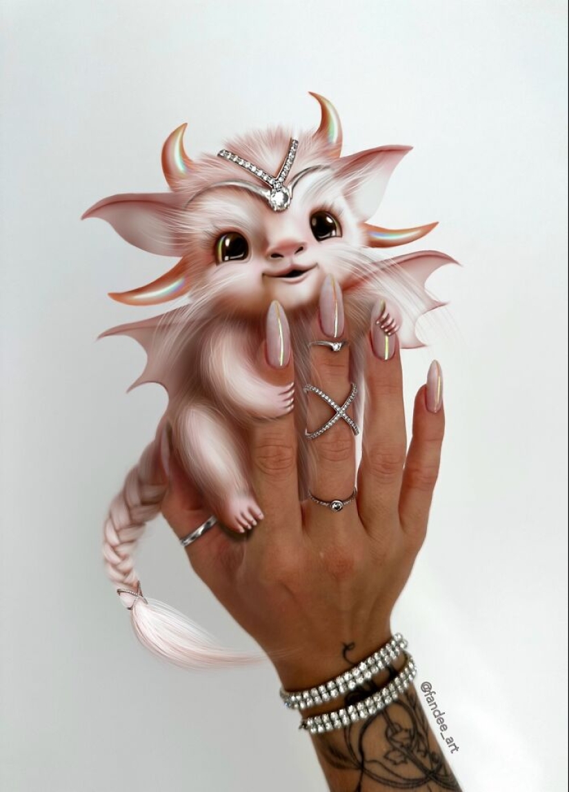 Hago mi propia manicura e ilustro criaturas imaginarias que combinan con su estilo Hago mi propia manicura e ilustro criaturas imaginarias que combinan con su estilo