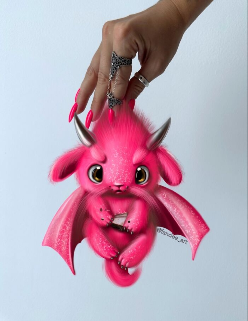 Hago mi propia manicura e ilustro criaturas imaginarias que combinan con su estilo Hago mi propia manicura e ilustro criaturas imaginarias que combinan con su estilo