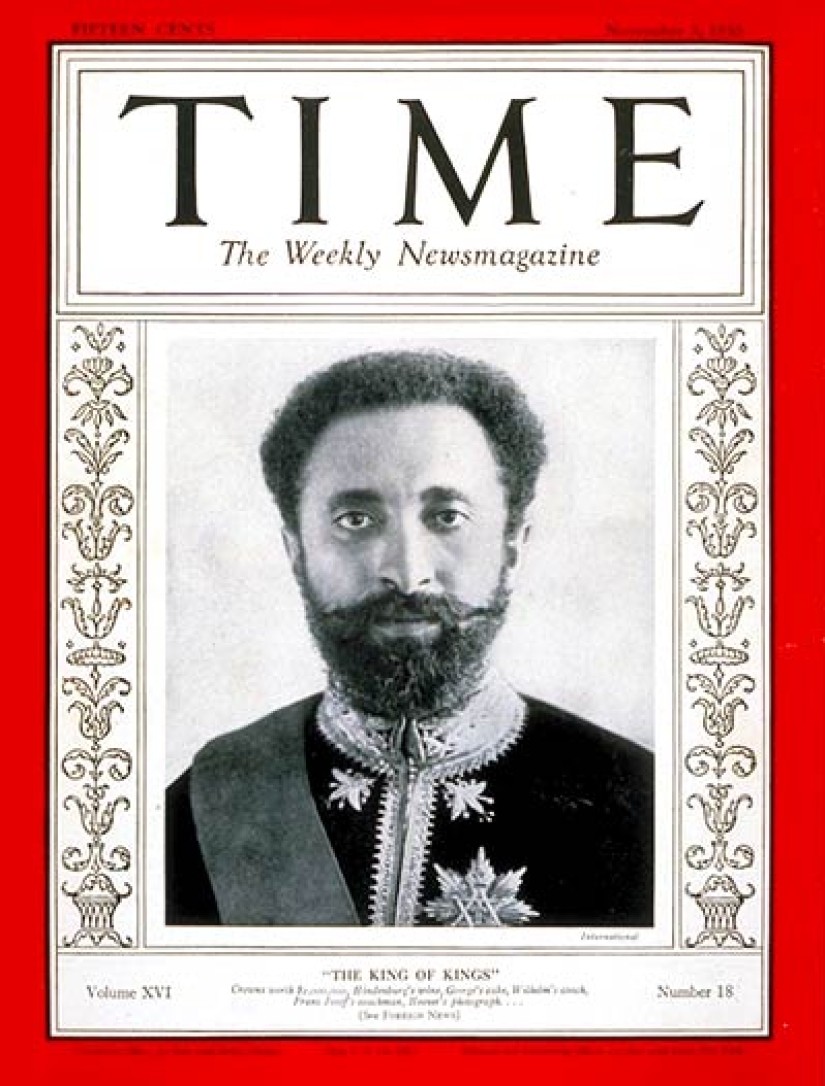 Haile Selassie — el último emperador de Etiopía, descendiente del rey Salomón y la Reina de Saba