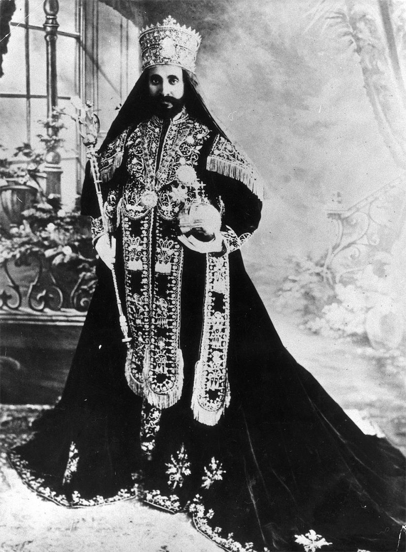 Haile Selassie — el último emperador de Etiopía, descendiente del rey Salomón y la Reina de Saba