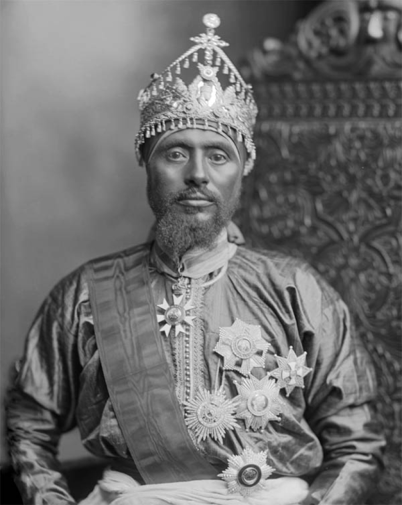 Haile Selassie — the last Emperor of Ethiopia, descendant of King Solomon and the Queen of Sheba Haile Selassie — the last Emperor of Ethiopia, descendant of King Solomon and the Queen of Sheba