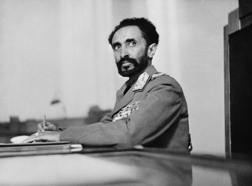 Haile Selassie — the last Emperor of Ethiopia, descendant of King Solomon and the Queen of Sheba Haile Selassie — the last Emperor of Ethiopia, descendant of King Solomon and the Queen of Sheba