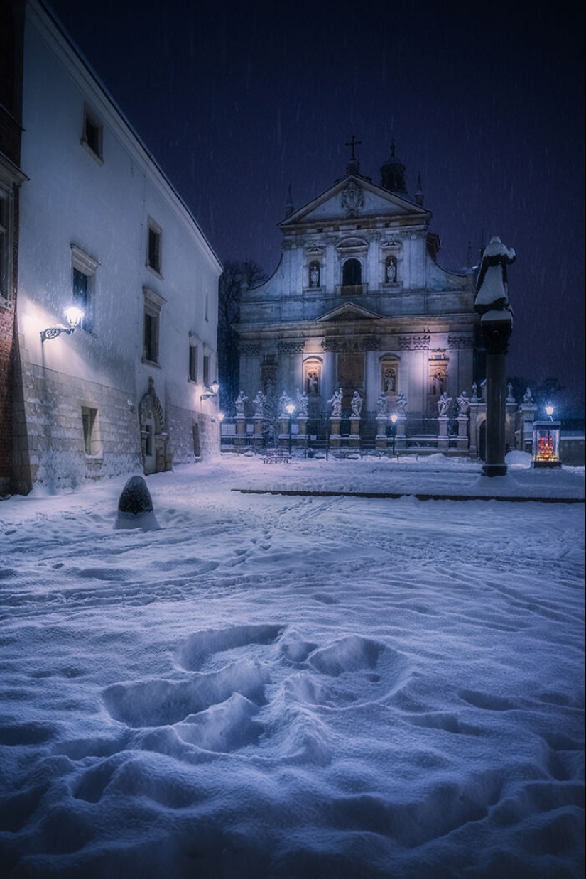 Here’s A Glimpse Into A Snowy Journey Throughout The Medieval Town Of Krakow, Captured With My Camera Lens