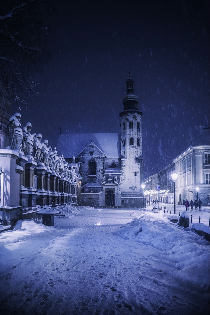 Here’s A Glimpse Into A Snowy Journey Throughout The Medieval Town Of Krakow, Captured With My Camera Lens